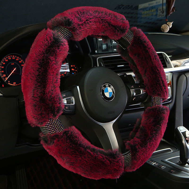 Winter Plush Steering Wheel Cover