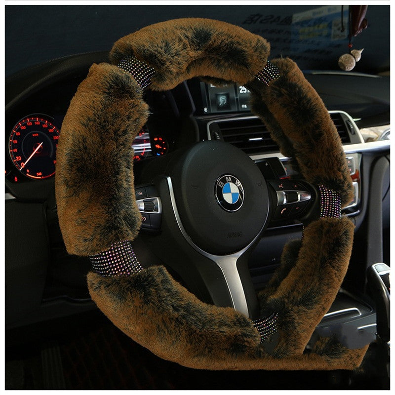 Winter Plush Steering Wheel Cover