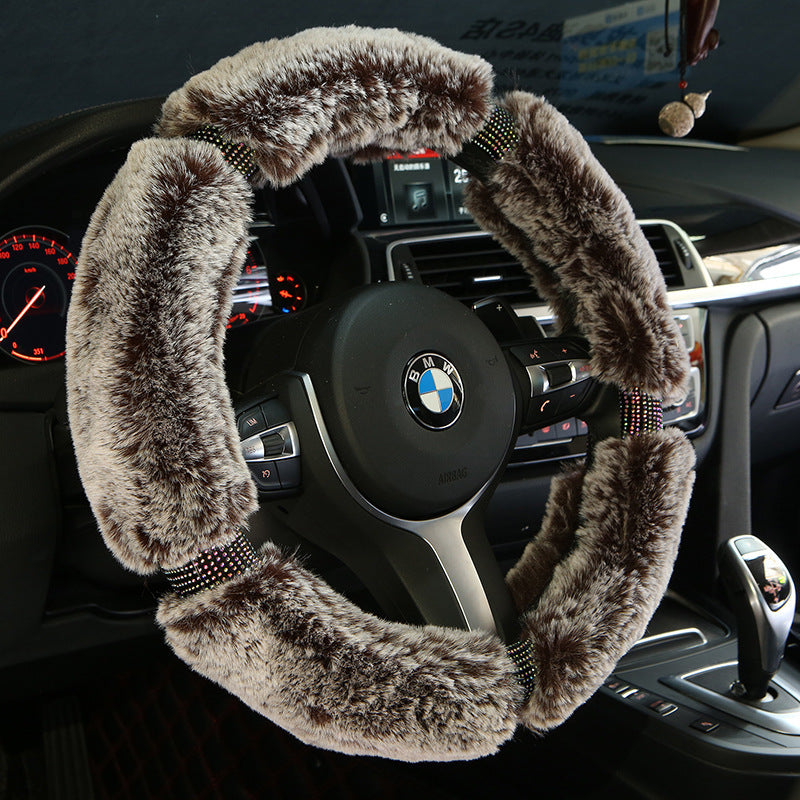 Winter Plush Steering Wheel Cover