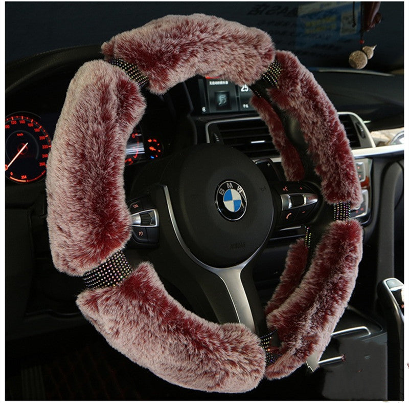 Winter Plush Steering Wheel Cover