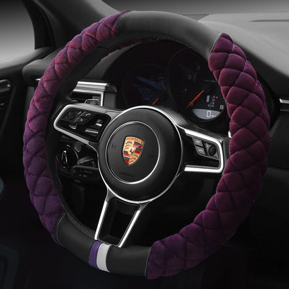 Cute Plush Steering Wheel Cover