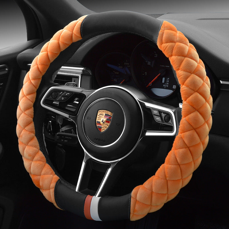 Cute Plush Steering Wheel Cover